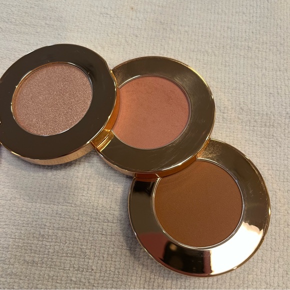 TARTE 9 Ways to Shine Cheek Wardrobe Blush Bronzer Highlight Bundle Lot Palette - Picture 4 of 10